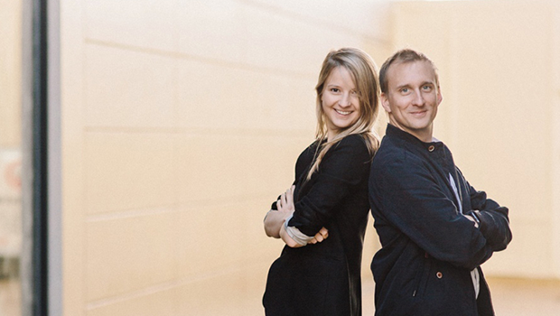 Qudini founders Imogen and Fraser