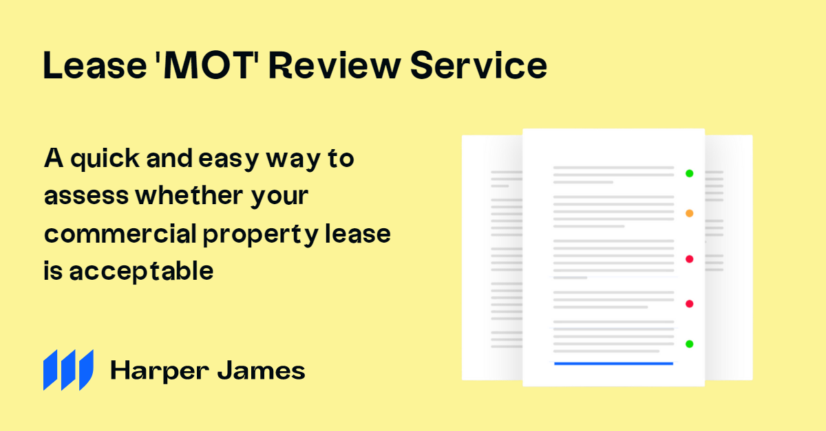 Commercial Lease Agreement Review Harper James