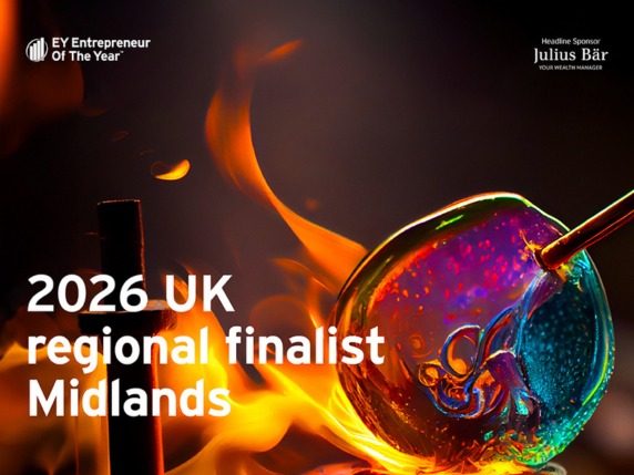 Toby Harper named Midlands regional finalist for EY Entrepreneur of the Year 2026